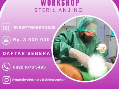 [BATCH 21] Workshop Steril Anjing